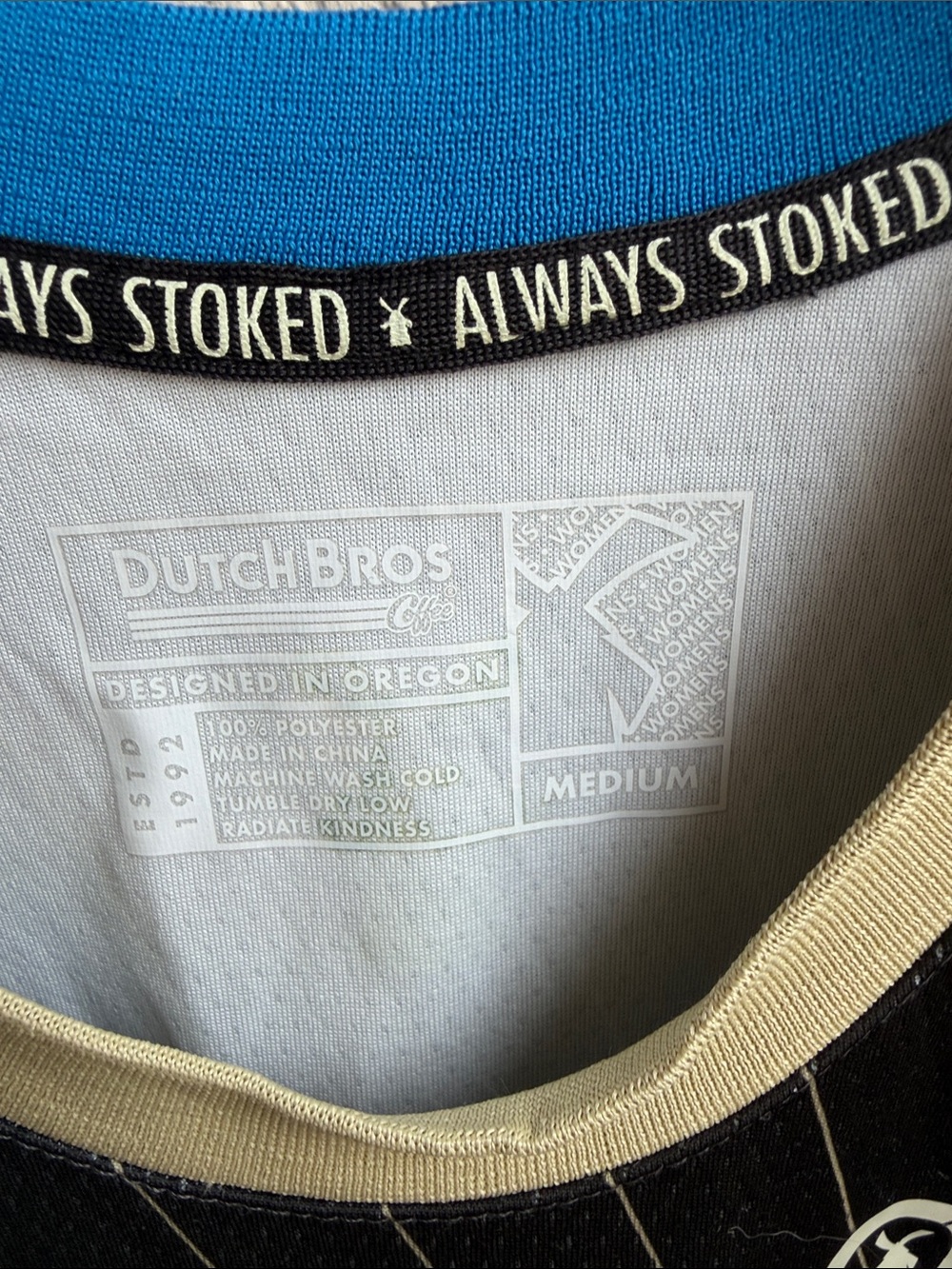 Dutch Bros Pinstripe Basketball Jersey - Picture 3 of 4